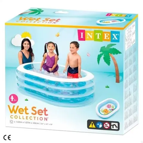 INTEX Piscina Wet Set ovalada