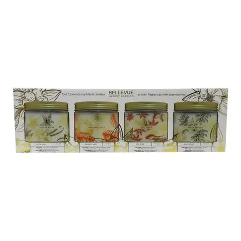 BELLEVUE LUXE VELAS AROMÁTICAS X4