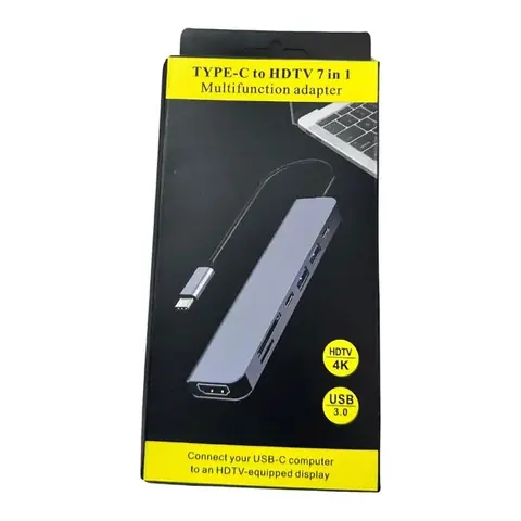 Adaptador Type-C 7 en 1
