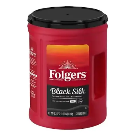 Folgers Black Silk Dark 40.3 OZ / 1.14 KG