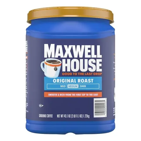 Maxwell House Cafe Original Medium 3LB / 1.22KG