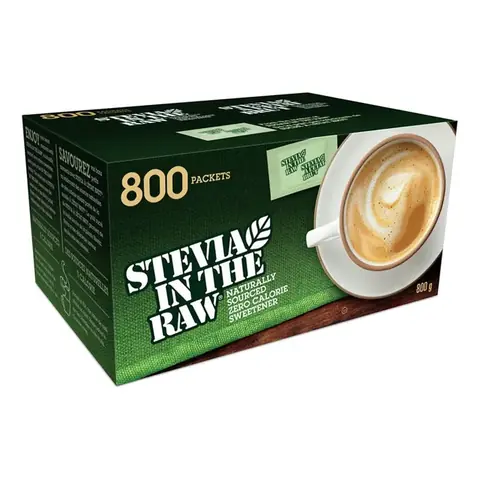 Edulcorante Stevia Organico Cero Calorias de 800 Unidades