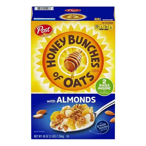 Cereal Honey Bunches Almendras 2 Bolsas (1.36KG