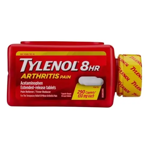 Tylenol Arthritis Pain 650 MG Acetaminofen 290 Capsulas