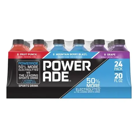 Powerade Beibda Deportiva Sabores Varios Caja de 24 Unidades