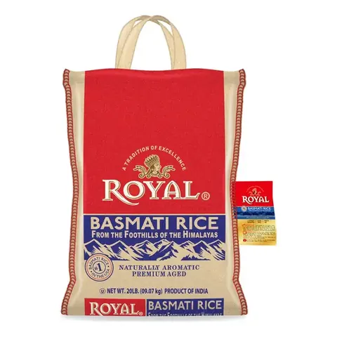 Saco de Arroz Royal Basmati Real 20LBS