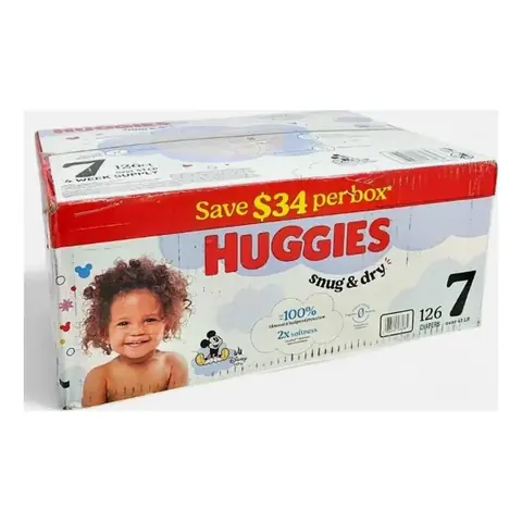 Huggies Snug & DRY Talla 7 126 Pañales