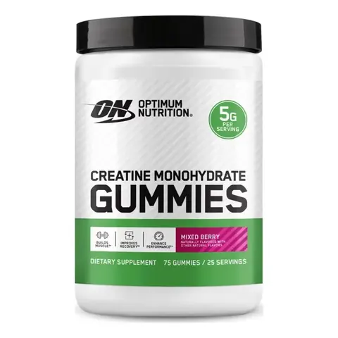 Optimum Nutrition Creatine Monohydrate Gummies Mixed Berries, 75 CT