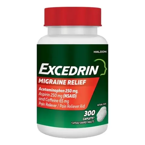 Excedrin Migrainee 300 Capsulas