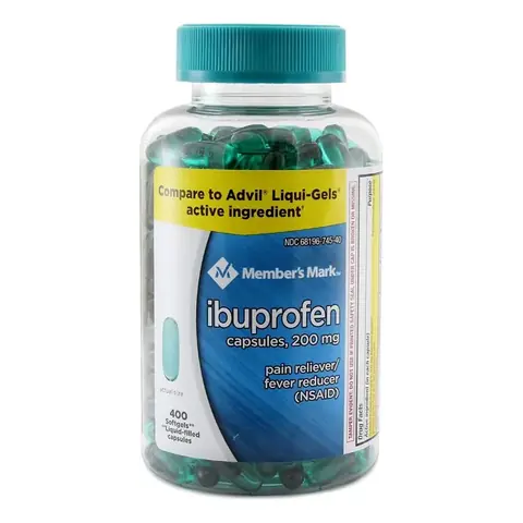 Member's Mark Ibuprofeno 200MG 400 Softgel