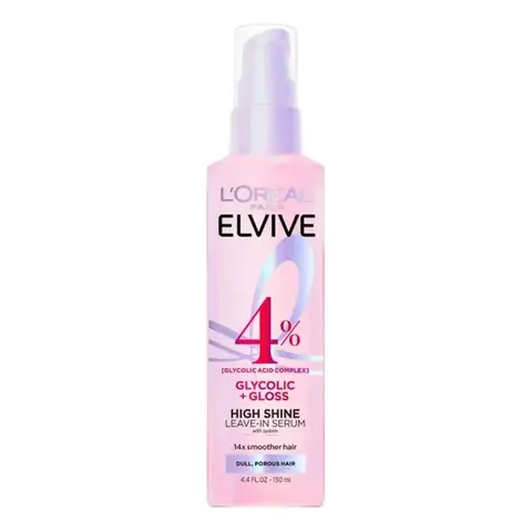 Loreal Paris Elvive 4% Glycolic+gloss High Shine 4.4 OZ-130ML