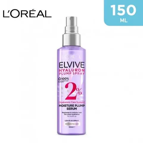 Loreal Paris Elvive Hyaluron AND Plump Moisture Plump Setum Cabello Seco 4.4 OZ