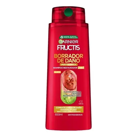 Garnier Fructis Borrador de Daño Post Quimica Shampoo 22 OZ