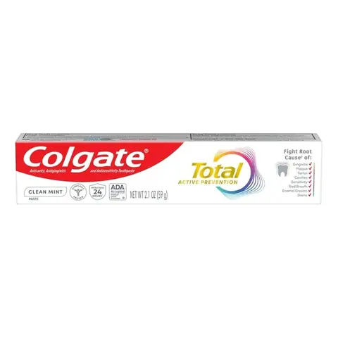 Crema Dental Colgate Total Whole Mouth Health Whitening 6 OZ / 170G