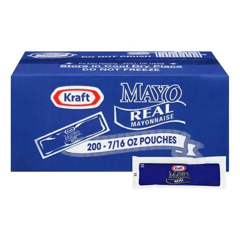 Kraft Mayonesa Realsingles Serve 200 CT