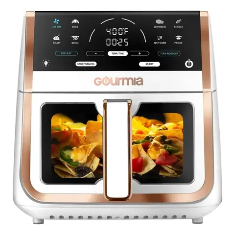 Gourmia Freidora de Aire Digital 8QT de 8 Funciones Color Blanco