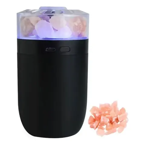 Difusor de Aroma Crystal Salt Modelo WT-007 Color Negro