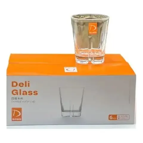 Deli Glass Juego de Vasos de 6 Pcs de 325ML Model TY4316-3