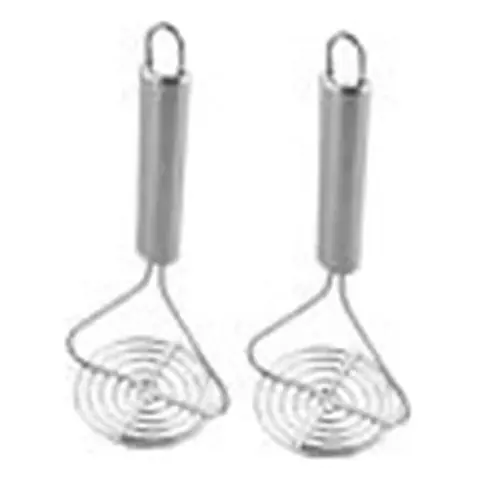 Prensador de Pure de Papas EN Acero Inoxidable SET de 2 Pcs