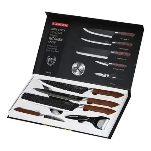 Set de Utensilios de Cocina Bali 6 Piezas Mango de Madera AM-10