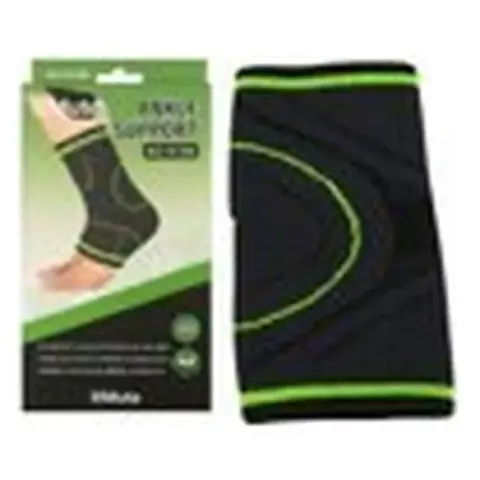 Soporte para Tobillo Deportivo Negro Verde Talla Unica