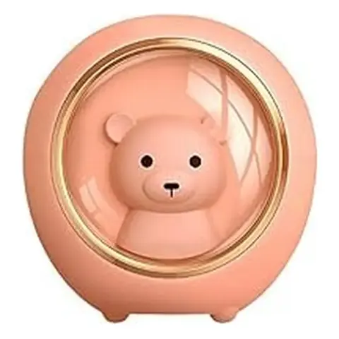 Difusor de Aromas EN Forma de OSO Polar con Lampara Color Rosa