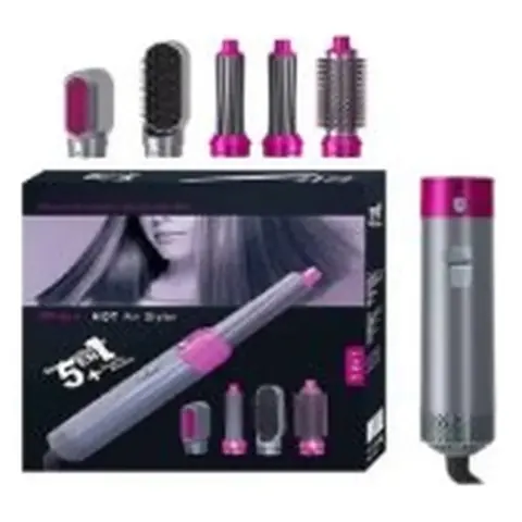 Set de Moldeador 5 EN 1 + Tenacillas Rizadoras