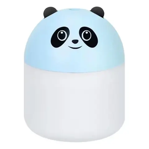 Humificador EN Forma de OSO Panda con Lampara Color Blanco