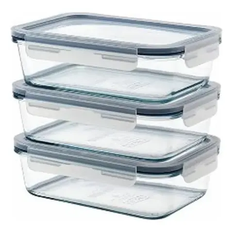 IKEA 365+ Recipientes con Tapa Rectangular / Plastico 34 OZ
