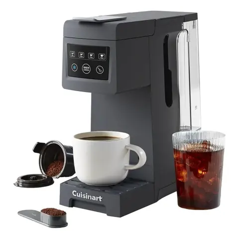 Cuisinart Cafetera de 1 Taza para Preparar Bebidas Calientes Y Fria