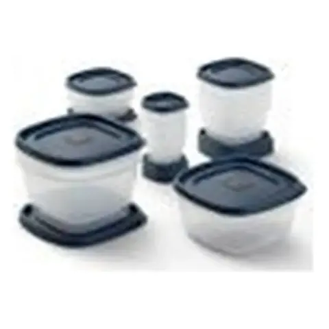 Rubbermaid Recipientes para Alimentos 26 Unidades con Tapas Ventiladas (Azul)
