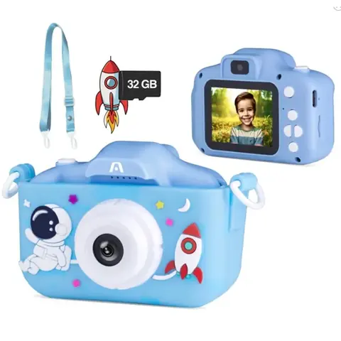 ARG-AC-9181BL Cámara Digital Selfie para Niños Magig PIX81 Azul