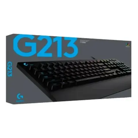 Logitech G G213 Prodigy Teclado Gaming con Cable, RGB Lightsync Y Reposamanos