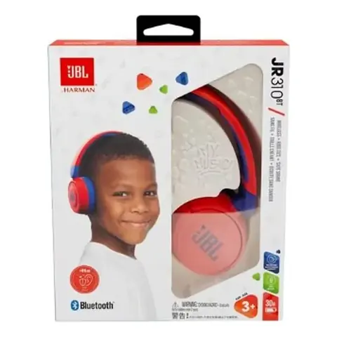 JBL Audifonos Inalambricos para Niños Rojo/azul JR310