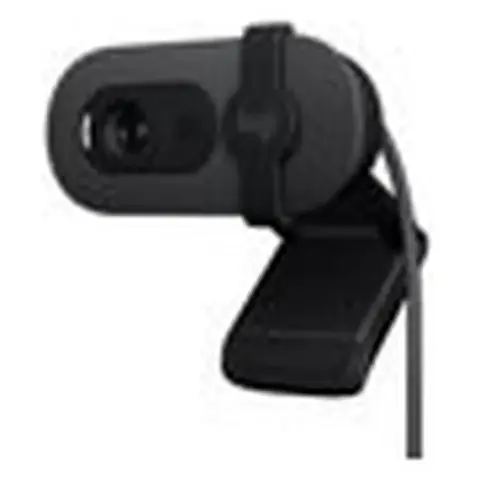 Logitech Brio 100 Webcam Full HD 1080P con Obturador de Privacidad. Graphite