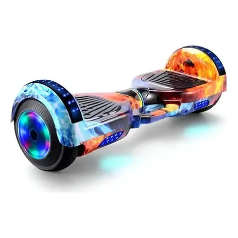 Patineta Electrica Hoverboard Scooter LUZ LED Bluetooth Fire