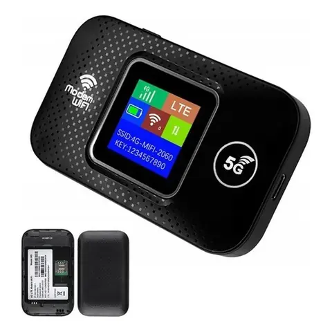 Router Portatil 4G LTE M9 Mobile WIFI Negro con Bateria 3000MAH