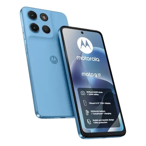 Moto G17 4GB+128GB XT2623-1 Alaskan Blue