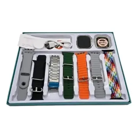 Smart Watch HR18 Ultra 7 EN 1 + Audifonos Inalambricos (Colores Varios)