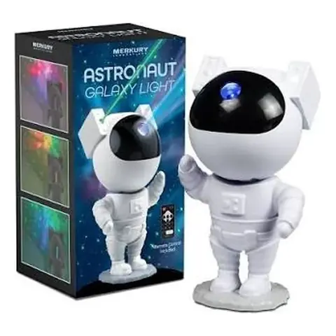 Merkury Proyector de LUZ Nocturna Astronauta Galaxy 10"