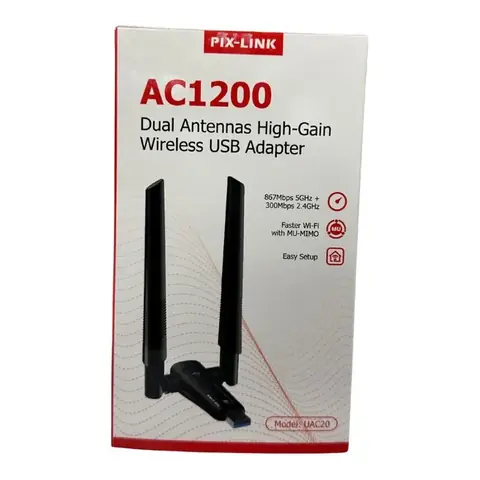 PIX-LINK Adaptador USB AC1200 UAC20