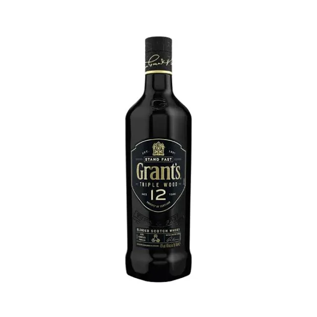 GRANTS 12 AÑOS 750ML TRIPLE WOOD BLENDED WHISKY ESCOCES
