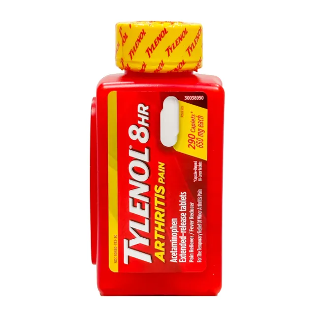 TYLENOL ARTHRITIS PAIN 650 MG ACETAMINOFEN 290 CAPSULAS