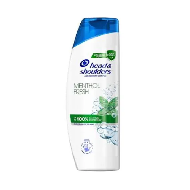 HEAD & SHOULDERS SHAMPOO 400ML MENTHOL FRESH