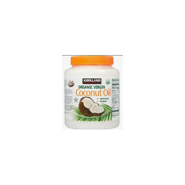 KIRKLAND SIGNATURE ACEITE DE COCO VIRGEN ORGANICO 2.48L 84 OZ