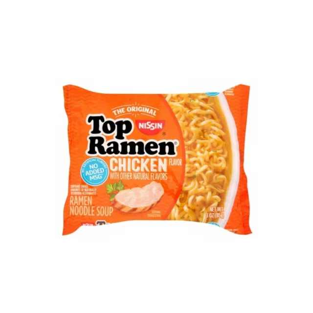 TOP RAMEN SOPA DE FIDEOS SABOR A POLLO 85G