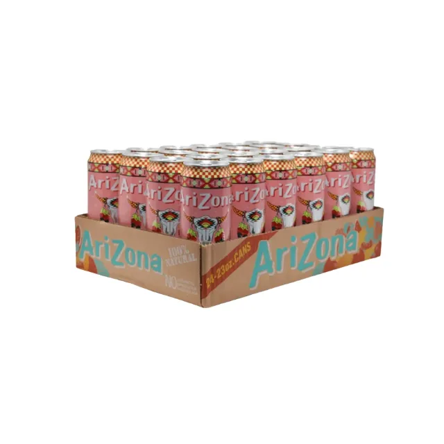 ARIZONA ICED TEA & PEACH FLAVOR (CAJA 24 UNIDADES 650ML) LATA