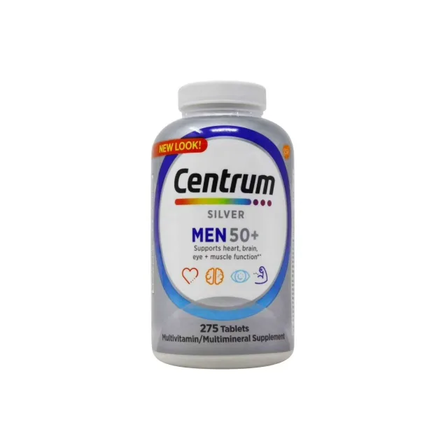 CENTRUM SILVER MEN 275 TABLETS COMPRA MINIMA 12UNIDADES