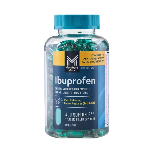 MEMBER'S MARK IBUPROFENO 200MG 400 SOFTGEL