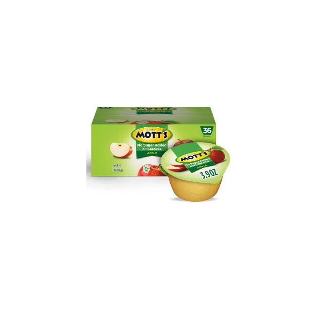MOTTS COMPOTAS DE MANZANA ORGANICA (36 UNIDADES)